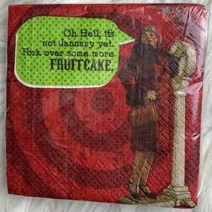 Funny FRUITCAKE Paper Napkins